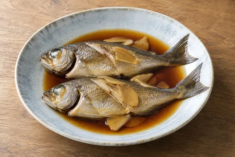 イサキ幼魚のしょうが煮のAI生成イメージ