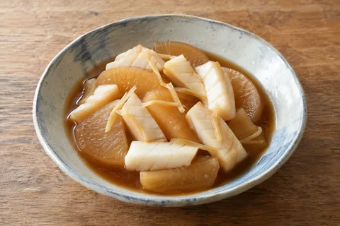 コウイカと大根のしょうが煮のAI生成イメージ