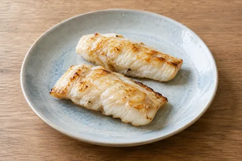 マゴチの骨取り身塩焼きのAI生成イメージ