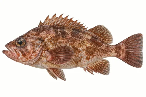 アカメバルをモデルにしたAI生成イラスト。釣果写真・食用同定の手本ではありません