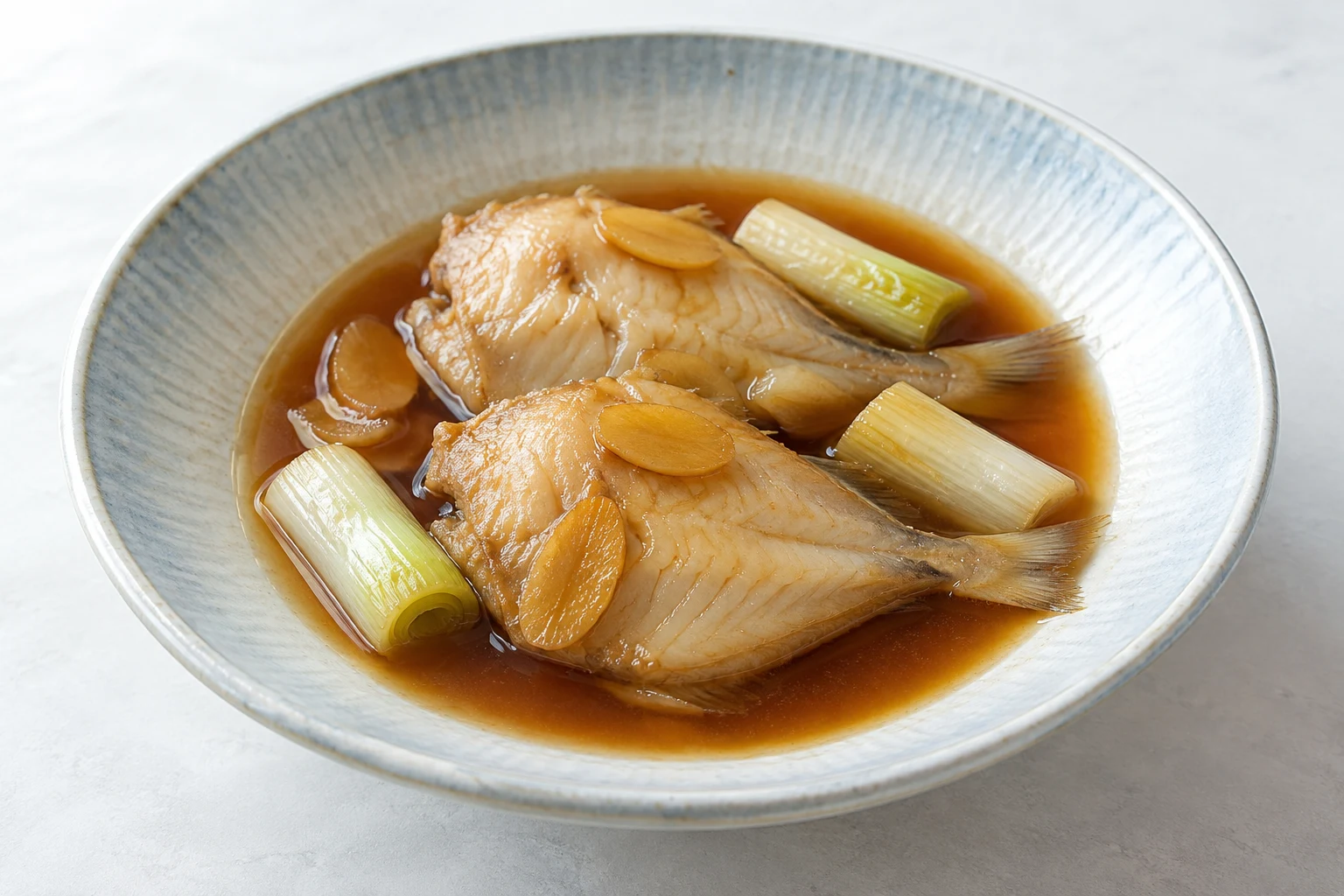 しょうがとねぎの煮付けの完成イメージ・AI生成